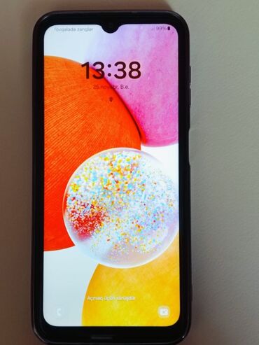 s25 ultra qiymeti: Samsung Galaxy A14, 128 GB, rəng - Qara, Barmaq izi, Simsiz şarj, Face ID