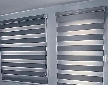 ofis perdeleri: Zebra stor pərdə – interyerə modern görünüş və rahat işıq idarəsi — 8