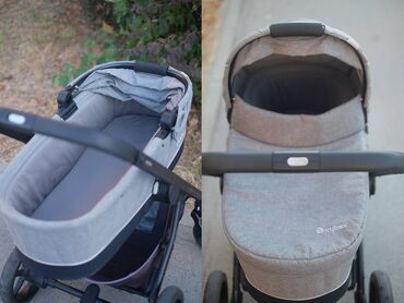 Kolica za bebe: Cybex Balios S 2u1 siva/grey kolica - kolevka+sportsko Crni ram + — 5
