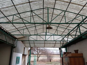 Навесы: Ворота на гараж, окна деревянные б/у фермы металлические, мачта — 3