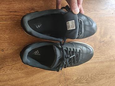 кроссовки кожаные: Мужские кроссовки, 41, Adidas, Б/у, цвет - Черный, Самовывоз — 5