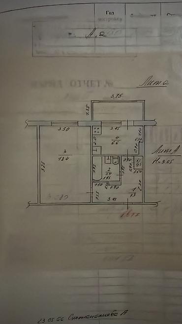 Продажа квартир: 1 комната, 35 м², 105 серия, 1 этаж, Старый ремонт — 3