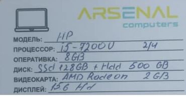 скупка старых мониторов: Ноутбук, HP, 8 ГБ ОЗУ, Intel Core i5, 15.6 ", Для работы, учебы, память HDD + SSD