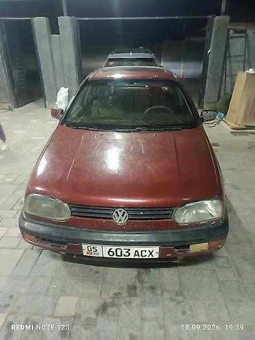 Volkswagen Golf: 1993 г., 1.8 л, Бензин, Хэтчбэк at lalafo.kg Volkswagen Golf: 1993 г., 1.8 л, Бензин, Хэтчбэк