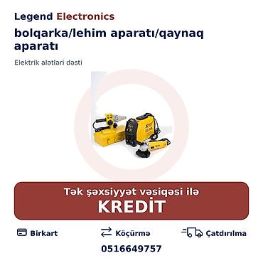 payat aparati: Elan başlığı: Elektrik alətləri dəsti bolqarka/lehim aparatı/qaynaq — 1