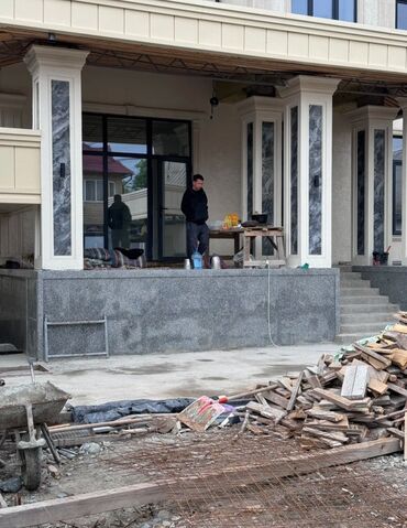 Другие специальности: Устоновка фасады Сары таш гранит боляцина ступенька либые вид жасайбыз — 6