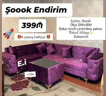 divan almaq: Künc divan, Yeni, Açılan, Bazalı, Parça, Şəhərdaxili pulsuz çatdırılma — 4