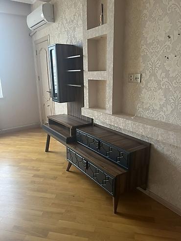 dəsti: TV üçün modullu dəst - Material: ağac teksturalı laminat/MDF — 4