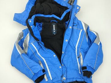 czapki zimowe mlodziezowe chłopięce: Ski jacket, Brugi, 8 years, 122-128 cm, condition - Good