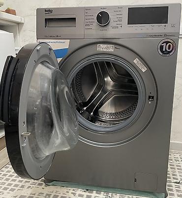 Стиральные машины автомат: ПРОДАЁТСЯ СТИРАЛЬНАЯ МАШИНА BEKO ЦВЕТ СЕРЕБРИСТЫЙ ОБЪЁМ: 7 Л — 3
