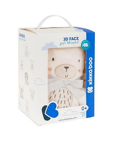 elementi: KIKKA BOO – KikkaBoo Baby ćebence sa 3D vezom 75x100 “My Teddy” Šifra — 1