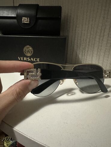 Солнцезащитные очки: Солнцезащитные очки очки, Versace, Унисекс, Авиатор, Оригинал, Новый — 2