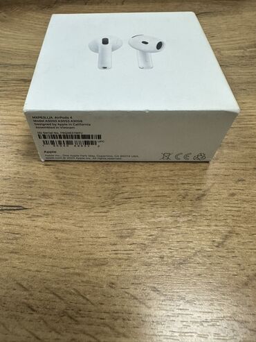 беспроводные наушники цена бишкек: Apple AirPods 4 с зарядным кейсом Основное: - Беспроводные наушники с