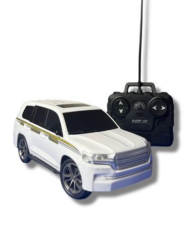 радиоуправляемые игрушки для детей: Машины на пульте управления «Lend Cruiser» Цвет: Белый [ акция 50 %
