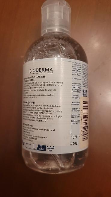 plom: Miselyar su, Bioderma, Bütün dəri növləri üçün, 250 ml, Yeni, Ödənişli çatdırılma, Ünvandan götürmə — 2