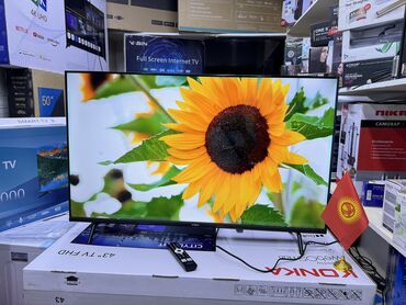 Телевизоры: Телик Телевизоры Ясин 43G11K Андроид гарантия 3 года, доставка — 15