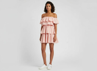 zara sukienka różowa w kwiaty: Zara, Women`s dress, size XS