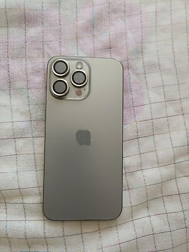мереке видео: IPhone 15 Pro, Колдонулган, Natural Titanium, Коргоочу айнек, 82 % — 2
