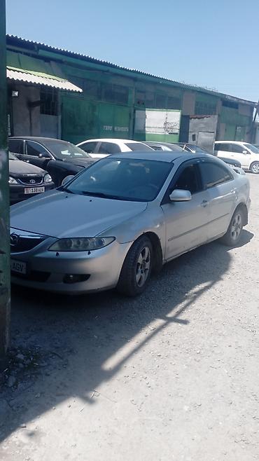 Унаа сатуу: Mazda 6: 2002 г., 2 л, Кол менен иштөөчү, Бензин, Седан — 1
