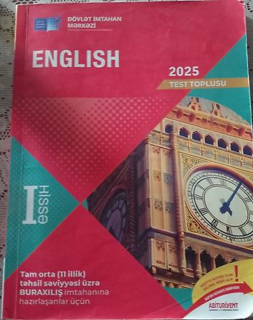 Книги и журналы: Məhsul: Dövlət İmtahan Mərkəzi – English 2025 Test Toplusu, I hissə — 1