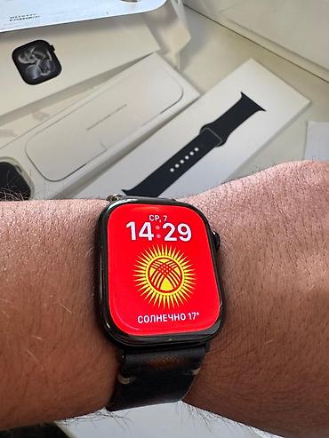 Срочно продаю apple watch 11 46mm состояние как новый не один царапина