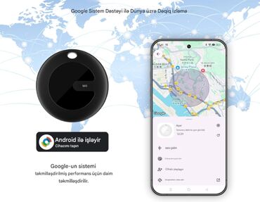 elektron qaz: Orijinal AirTag – Maşın, motosiklet, velosiped, açar, çanta və digər
