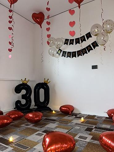 цифры на день рождения: Комплект декора для дня рождения в стиле “Happy Birthday 30” Состав — 2