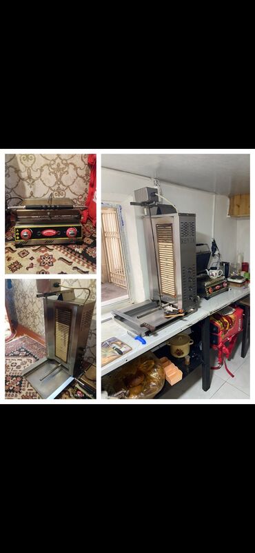 Kofe aparatları: Cəmi 520₼ Dönər aparatı və Toster, dönər bıçağı 6 nej salat qabı 3