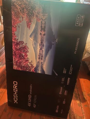 приставка смарт для телевизора: Yeni Televizor Yoshiro 43" 4K (3840x2160), Ünvandan götürmə