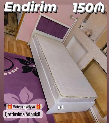 qədimi sandıq: Endirim – 150₼ Ağ rəngdə tək nəfərlik çarpayı. - Başlıq hissəsi — 1