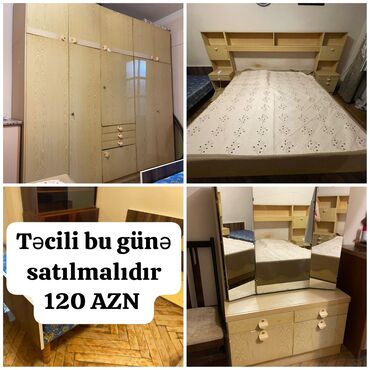 termo fincan: İkinəfərlik çarpayı, Dolab, Komod, Termo, İşlənmiş