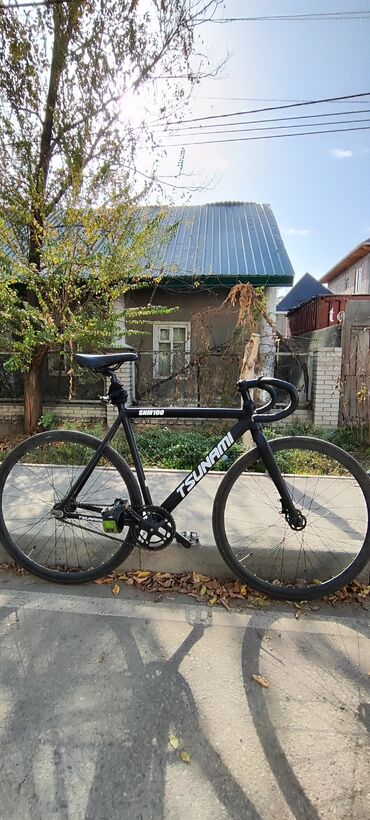 фикс тсунами: Городской велосипед, Tsunami, Рама L (172 - 185 см), Б/у