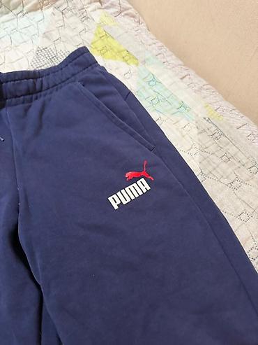 спортивки пума: Спортивные брюки Puma - Модель: джоггеры с манжетами - Цвет — 2