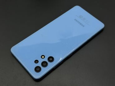 телефон в рассрочку алматы без банка без первоначального взноса: Samsung Galaxy A32, Б/у, 128 ГБ, цвет - Голубой, 2 SIM