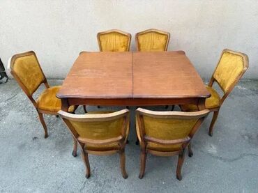 Stilske garniture: Stilski trpezarijski sto sa 6 stolica 🍽️✨ Sto sa 6 stolica u — 4