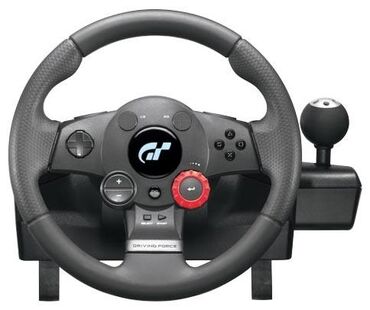 мышь logitech: Руль Logitech Driving Force GT Б/У с обратной связью, 920°. Можно