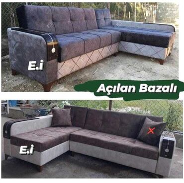 Divanlar: Künc divan, Yeni, Açılan, Bazalı, Vеlur parça, Pulsuz çatdırılma — 10