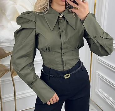 Košulje: 💫Ženska košulja sa strukiranim krojem i puf rukavima
2600 din — 6