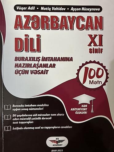 Kitablar və jurnallar: Azərbaycan dili 11-ci sinif, 2023 il — 1