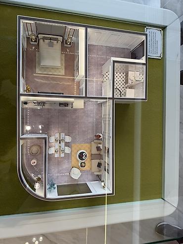Продается в строящемся домеОднокомнатная квартира, 57,03 м² сдача