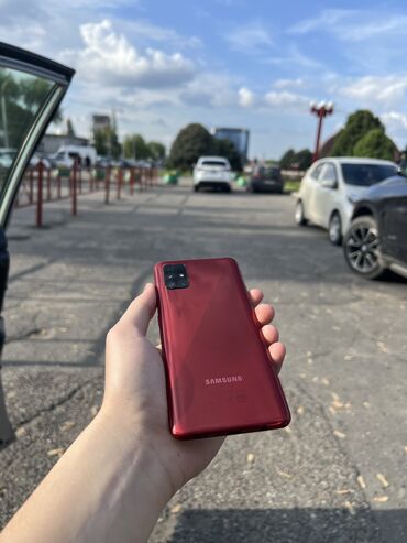 samsung d900: Samsung Galaxy A51, Б/у, 64 ГБ, цвет - Красный, 2 SIM