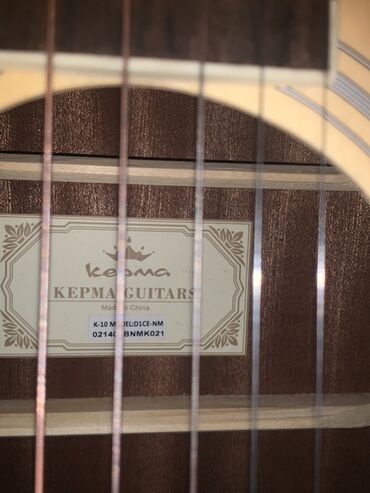 Гитары: Акустическая гитара Kepma K-10 (модель D1CE-NM) - Форм-фактор — 3