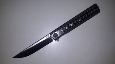чехол 12 mini: Складной нож C46 от VN Pro сталь D2, рукоять G10+карбон. Охота и