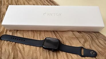 iphone saatlar: İşlənmiş, Smart saat, Apple, Suya davamlı, rəng - Qara — 1