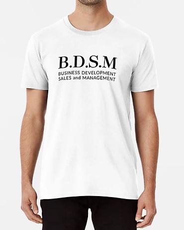tech flecee: Футболка с принтом “B.D.S.M — Business Development, Sales and — 1