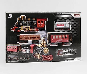 🚂 Smart Classical Locomotive Qatar Dəsti (Model 19061-1) Uşaqlar üçün