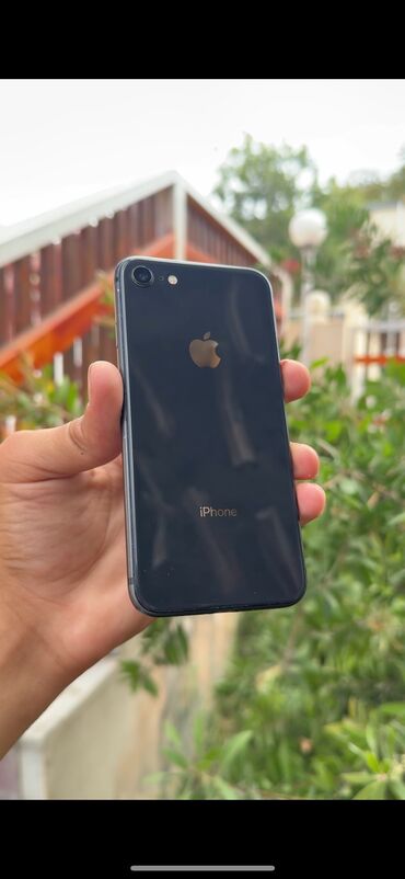 turkiye nomreleri: IPhone 8, 64 GB, Qara, Barmaq izi, Zəmanət