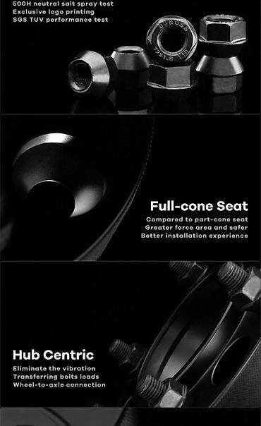 lexus lx 470: 30mm BONOSS Forged Active Cooling Wheel Spacers – 4 ədəd set PCD — 6