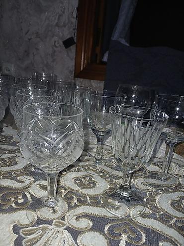 qaşiq: Mətbəx dəsti – bıçaq-qaşıq-çəngəl və müxtəlif bokal/stəkanlar - — 2