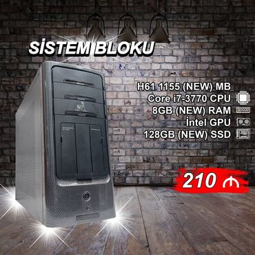 kanp: Sistem Bloku "Qori DDR3 H61 1155 Core i7 3770” ⭐Tək Sistem Bloku – 210 lalafo.az -da kanp: Sistem Bloku "Qori DDR3 H61 1155 Core i7 3770” ⭐Tək Sistem Bloku – 210